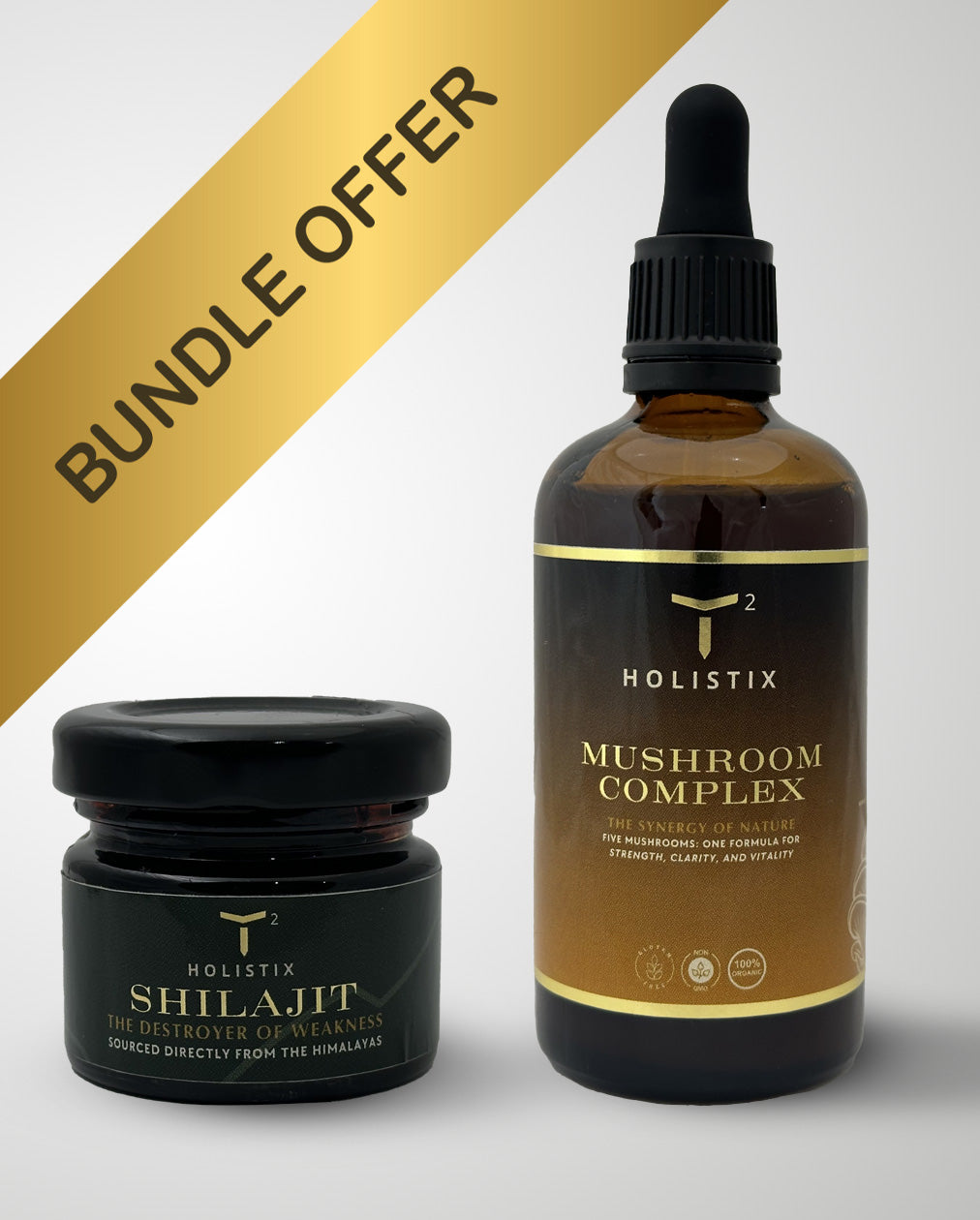 SHILAJIT + MUSHROOM BUNDLE
